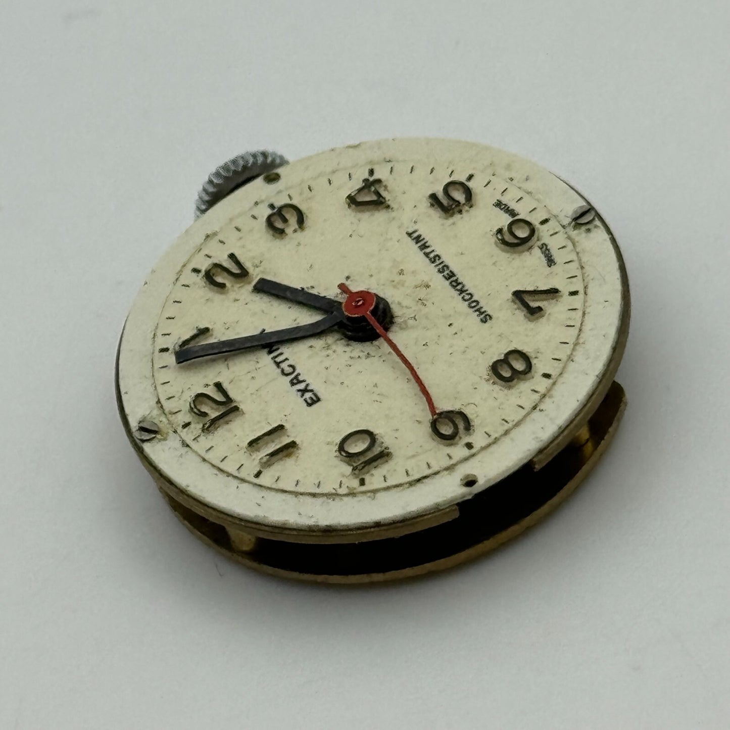 24.2mm R Lapanouse S.A. 1 Jewel Manual Wind Swiss Watch Movement Vintage PARTS