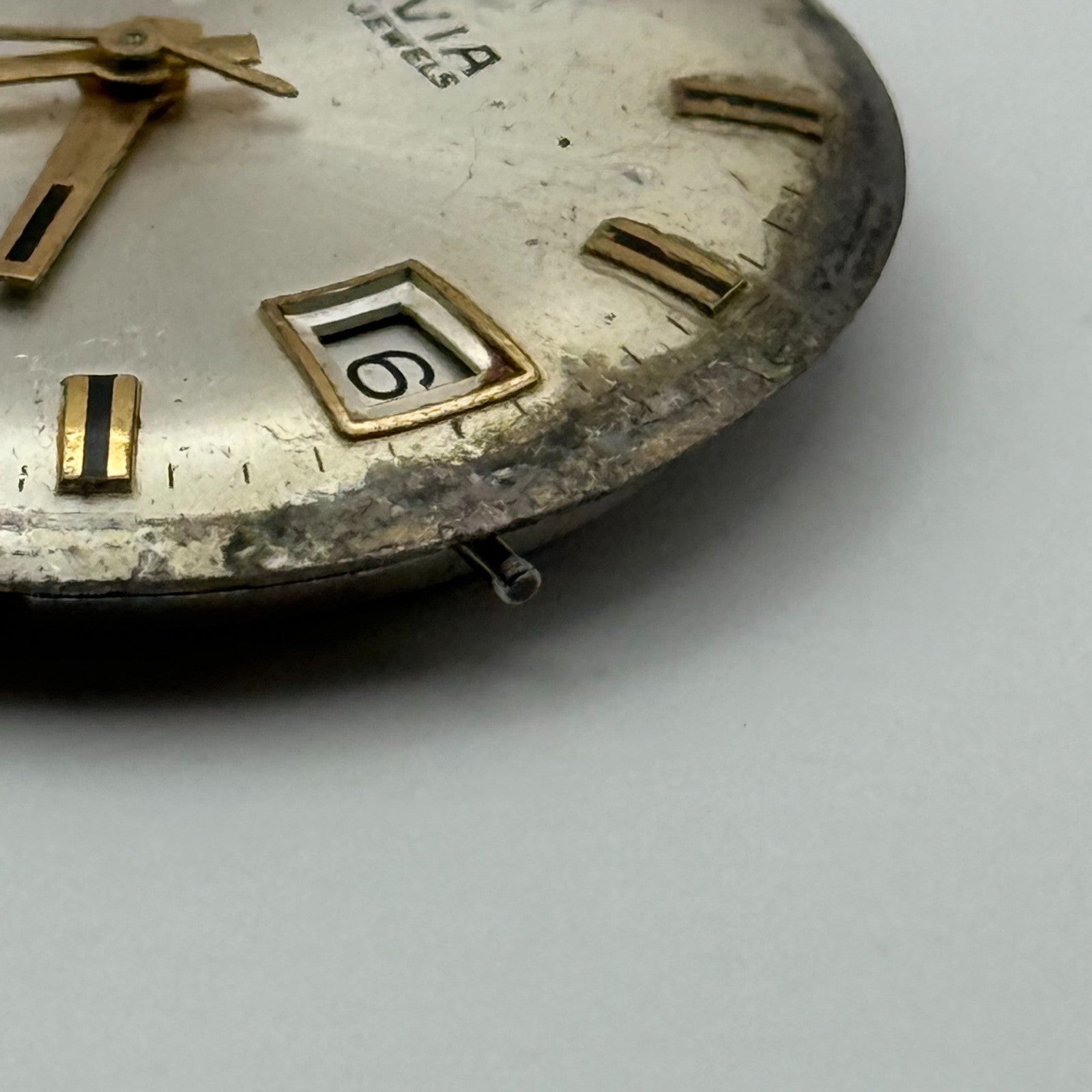 FHF ST 96-4 Watch Movement Avia Manual Wind Vintage Swiss Parts Repair 25.8mm