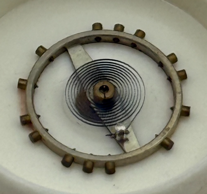 AS 1194 Balance Wheel Complete And Spring 11½’’’ 41 M Watch Movement Parts NOS