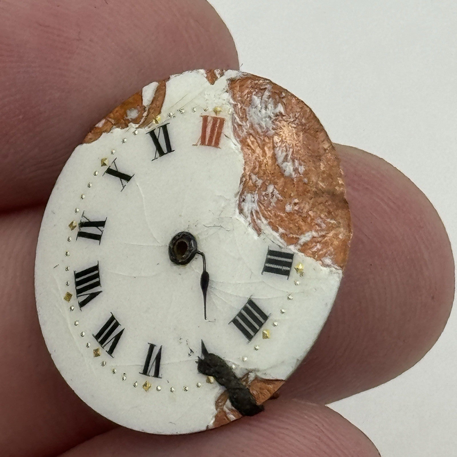 25.7mm Early ROLEX Rebberg Depose 15 Jewels Antique Watch Movement PARTS SPARES