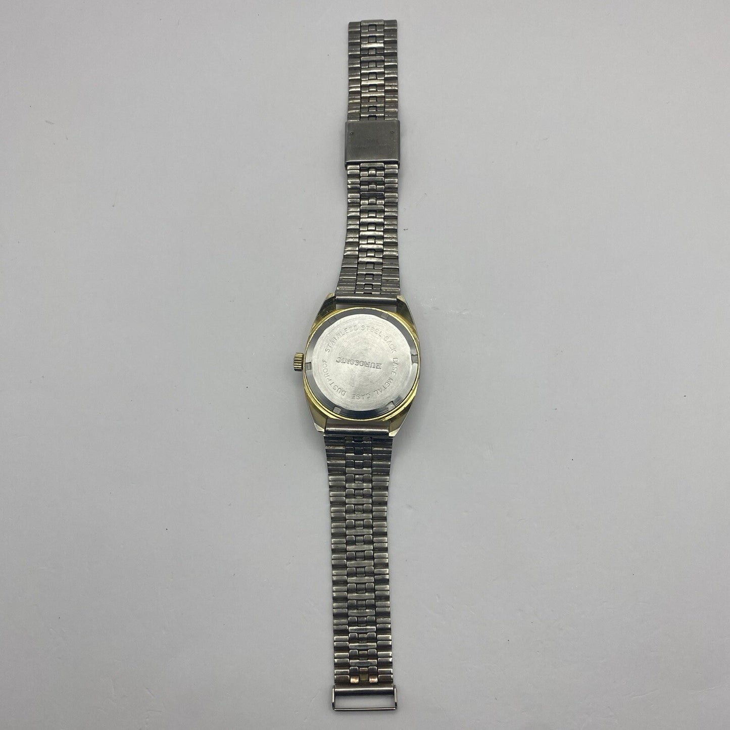 34mm WORKING Vintage Ladies Eurosonic Perfectime Amazing Green Dial 8.2 In Watch