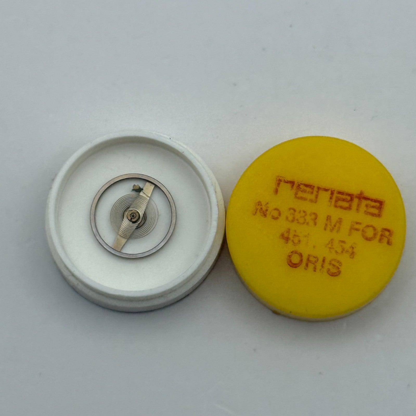 Oris 451 454 Balance Wheel Complete And Spring 333 M Watch Movement Parts NOS