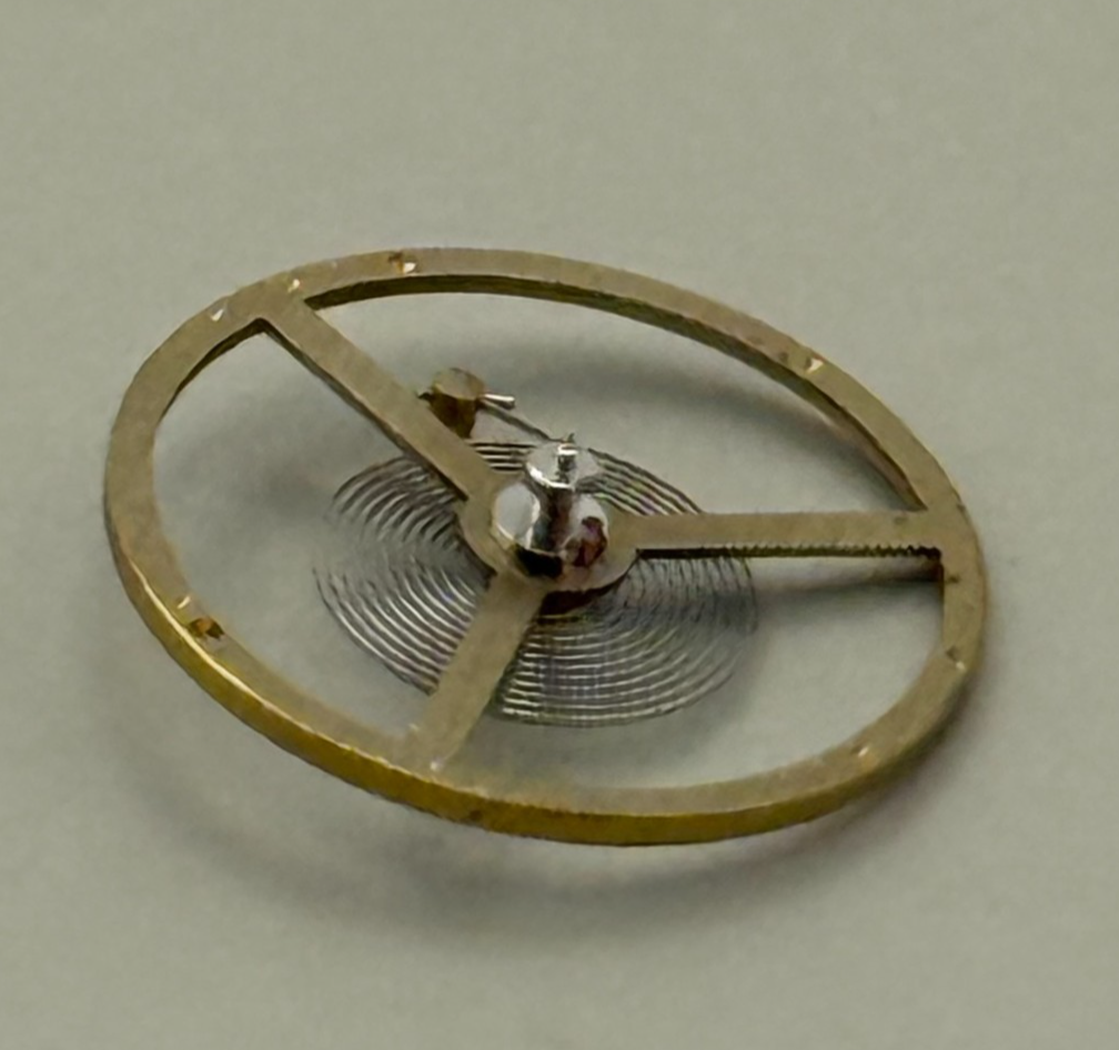 Smith 608 Elite Balance Wheel Complete And Spring 10½’’’  Watch Movement Parts 
