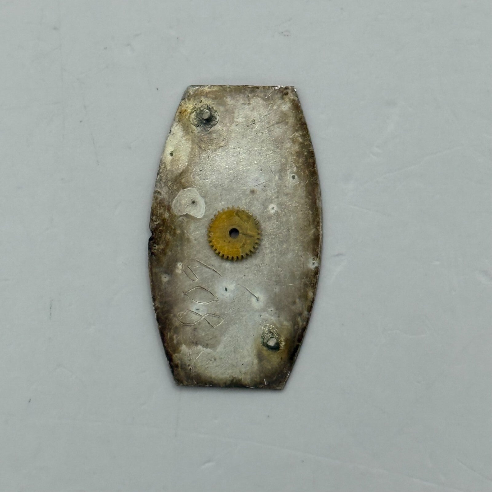 13.5mm Vintage High Grade Oval Brass Colour Manual Wind Watch Movement PARTS