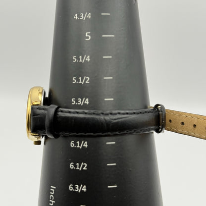 Sekonda Ladies Quartz Watch Gold Tone White Dial Leather Strap Working 25mm