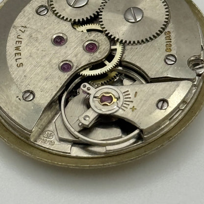 Limit AS 1702/03 Watch Movement Manual Wind Vintage Date Swiss Parts Repair 26mm