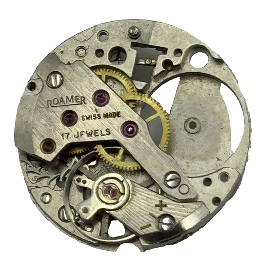 19.6mm Ladies Roamer MST 475 Balance Intact Manual Wind Watch Movement PARTS