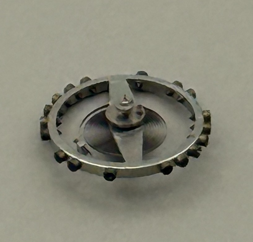 AS 1051 Balance Wheel Complete And Spring 5¼’’’ 34 M Watch Movement Parts NOS