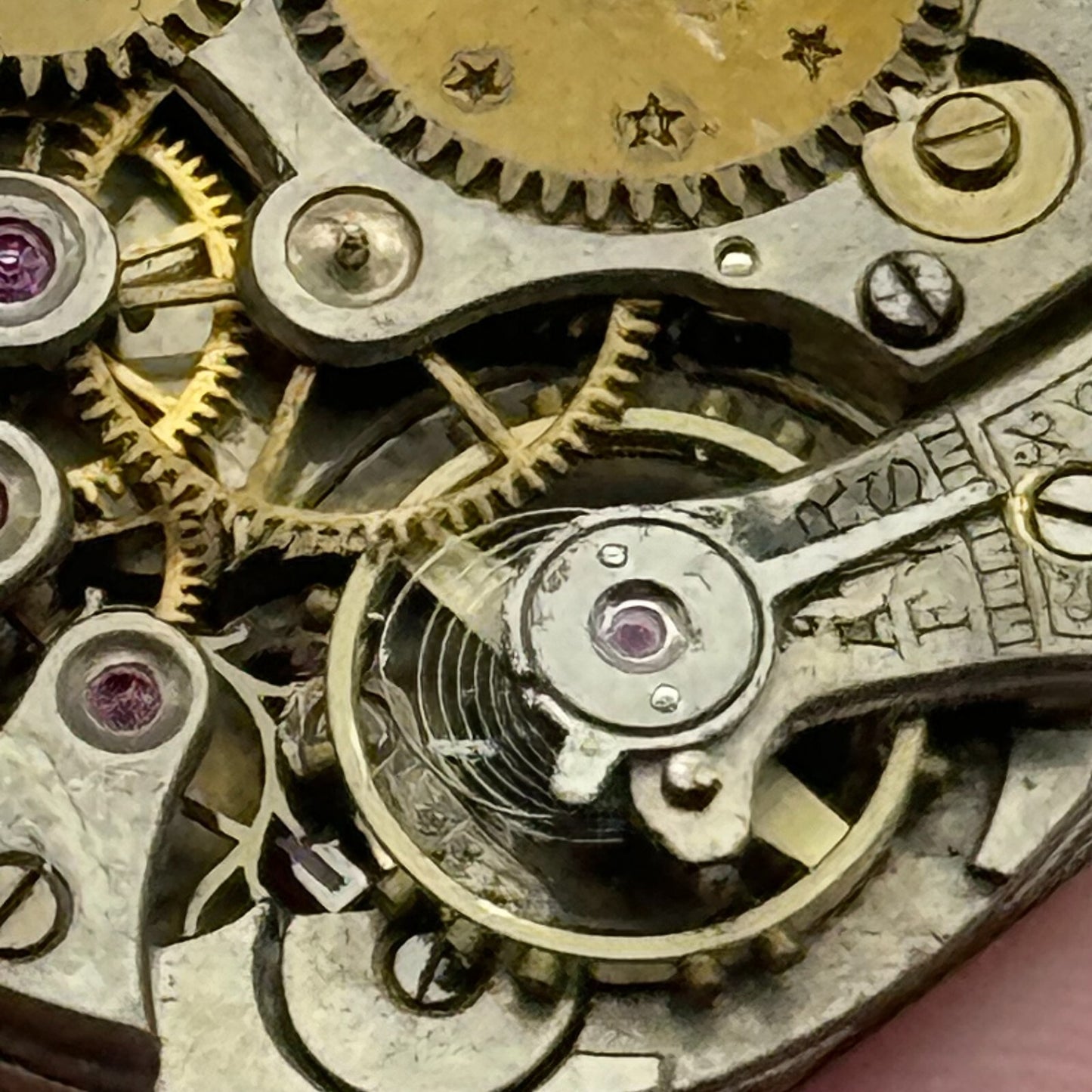 25.2mm Interesting Abby Trench Watch Movement Manual Wind Swiss Vintage PARTS