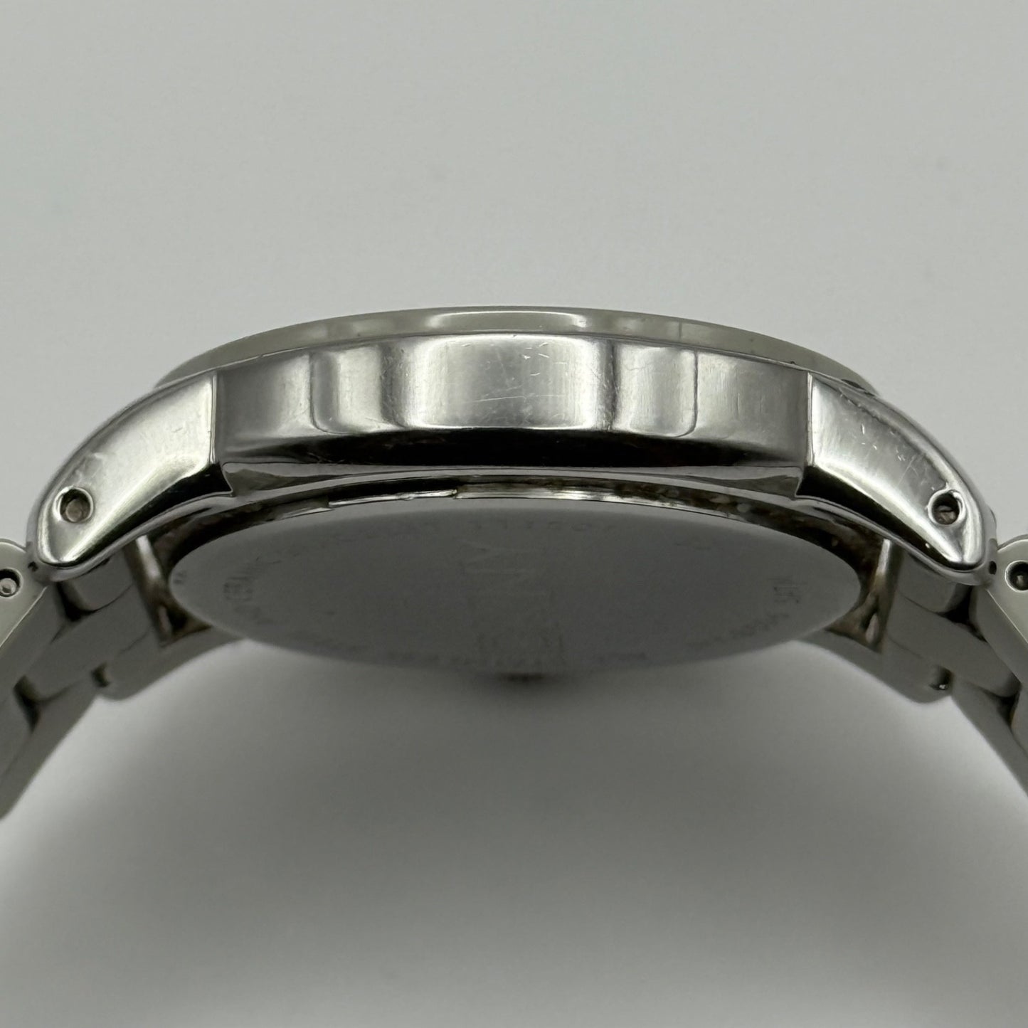 DKNY Ceramic Chronograph Watch Quartz Date Dial 38mm NY-8506 Bracelet Unisex