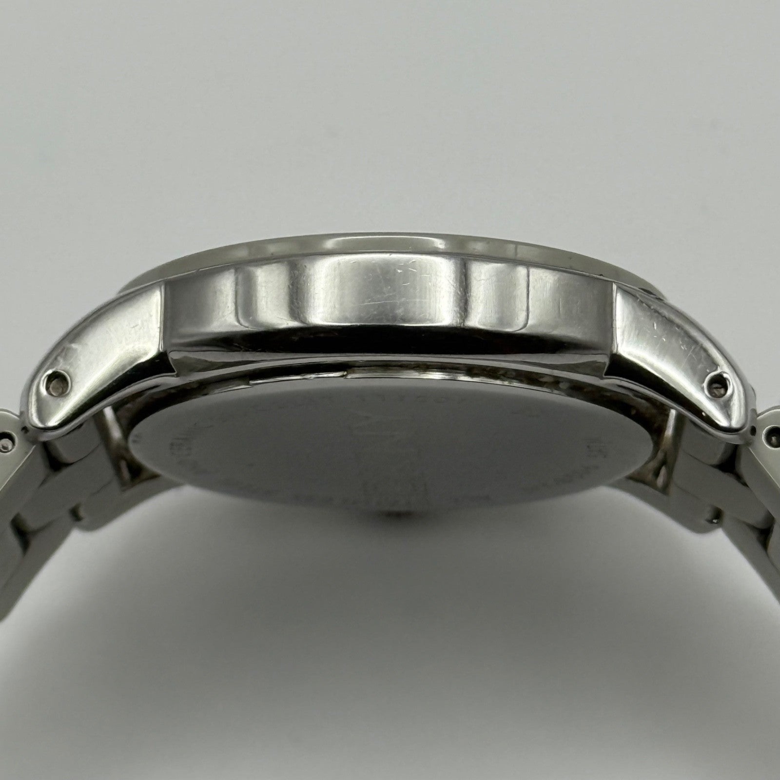 DKNY Ceramic Chronograph Watch Quartz Date Dial 38mm NY-8506 Bracelet Unisex