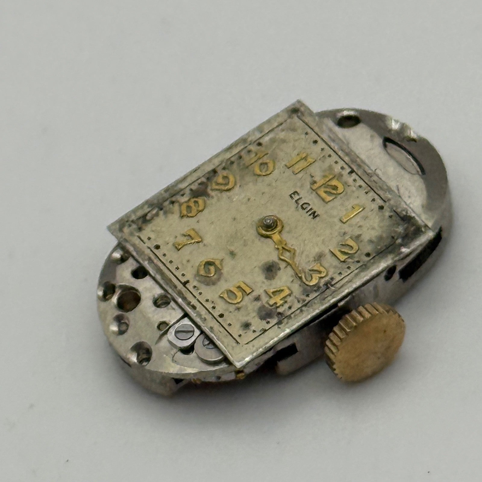 Elgin Grade 541 Model 2 Watch Movement 1951 21/0s American Parts Repair Ladies