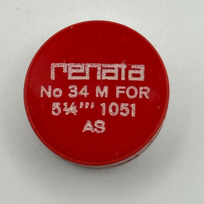 AS 1051 Balance Wheel Complete And Spring 5 1/4''' 34 M Watch Movement Parts NOS