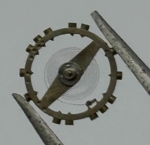 AS 976 1012 Balance Wheel Complete And Spring  532 M Watch Movement Parts NOS