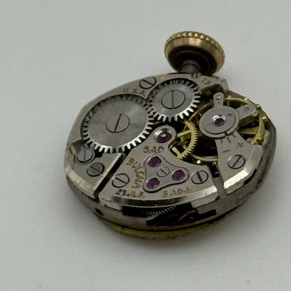 12.9mm Vintage Ladies Bulova 5AD Manual Wind Swiss Watch Movement PARTS REPAIR