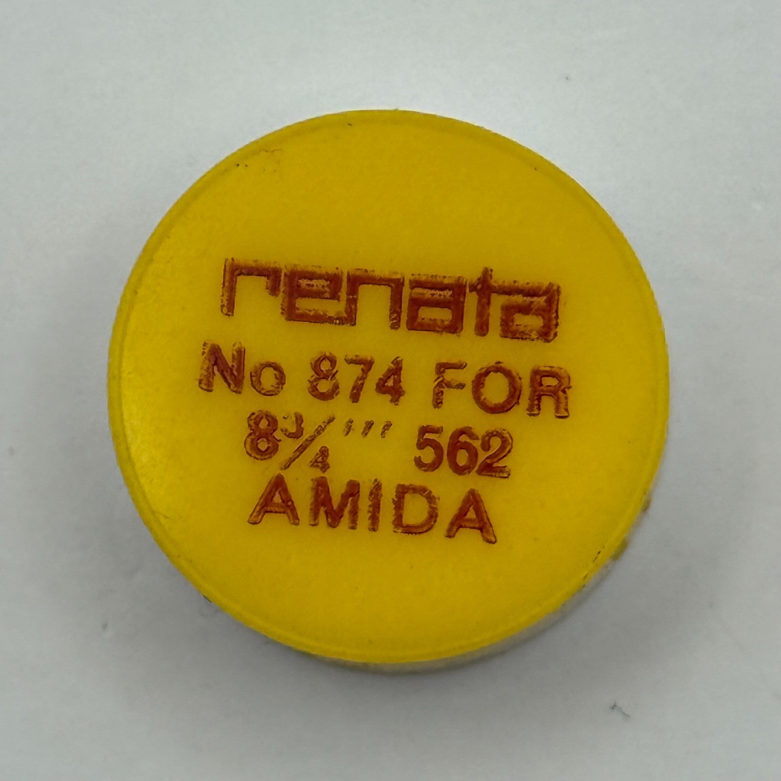 Amida 562 Balance Wheel Complete And Spring  8¾’’’ 874 Watch Movement Parts NOS