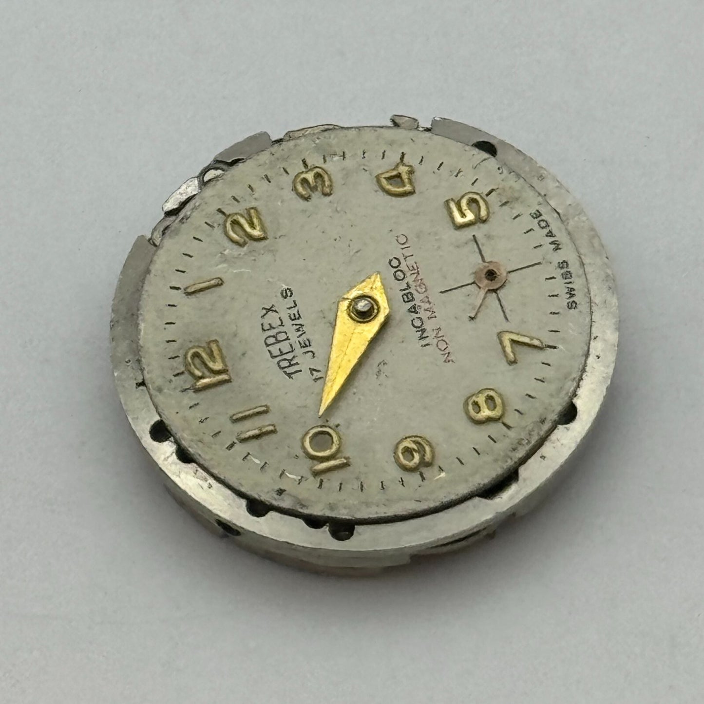 19.7mm Trebex Unitas UT 630 Balance Ok Manual Wind Watch Movement PARTS REPAIR