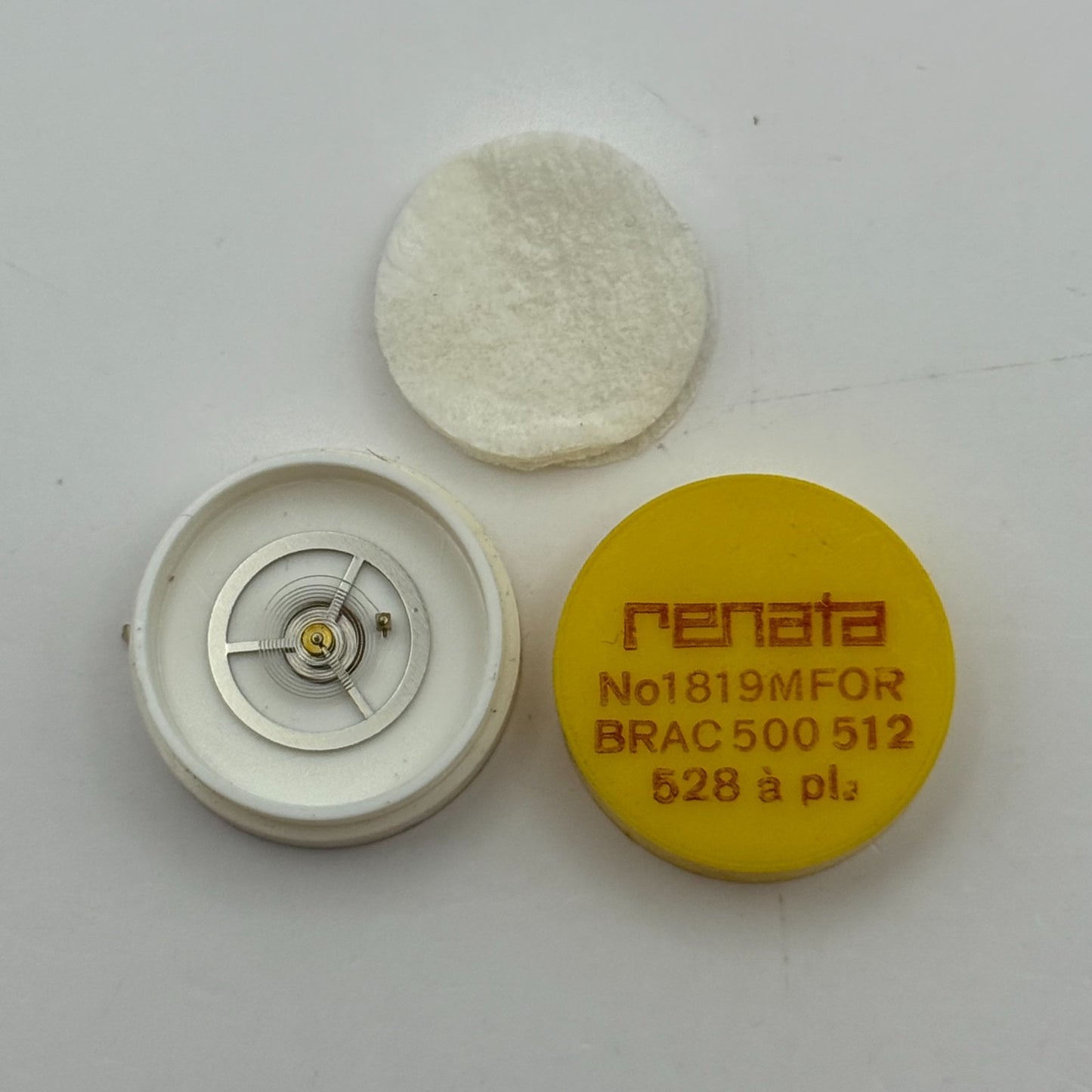 Brac 500 512 528 Balance Wheel Complete And Spring 1819 M Watch Movement Parts 