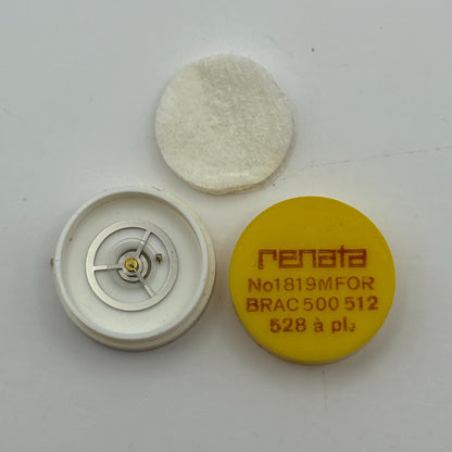 Brac 500 512 528 Balance Wheel Complete And Spring 1819 M Watch Movement Parts 