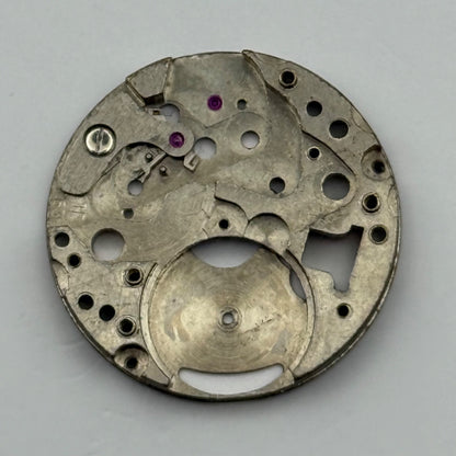 FHF 63 Watch Movement Main Plate Manual Wind Vintage Swiss Parts Repair 19.6mm