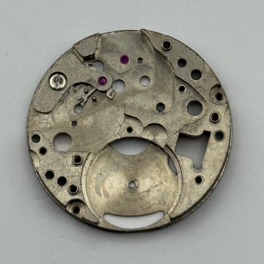 FHF 63 Watch Movement Main Plate Manual Wind Vintage Swiss Parts Repair 19.6mm