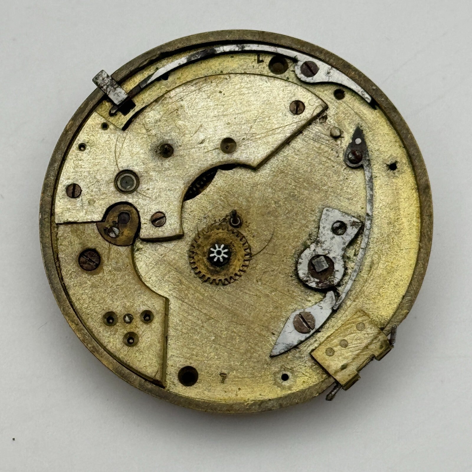 40.7mm Antique Lambert Geneve Balance Intact Key Wound Pocket Watch Movement
