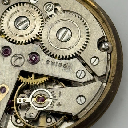 AS 1634 Watch Movement Bernex Manual Wind Vintage Swiss Parts Repair 29.6mm