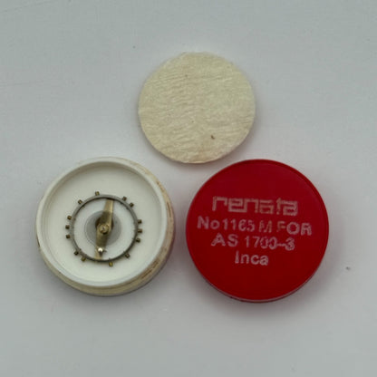 AS 1700-3 Inca Balance Wheel Complete And Spring 1165 M Watch Movement Parts NOS