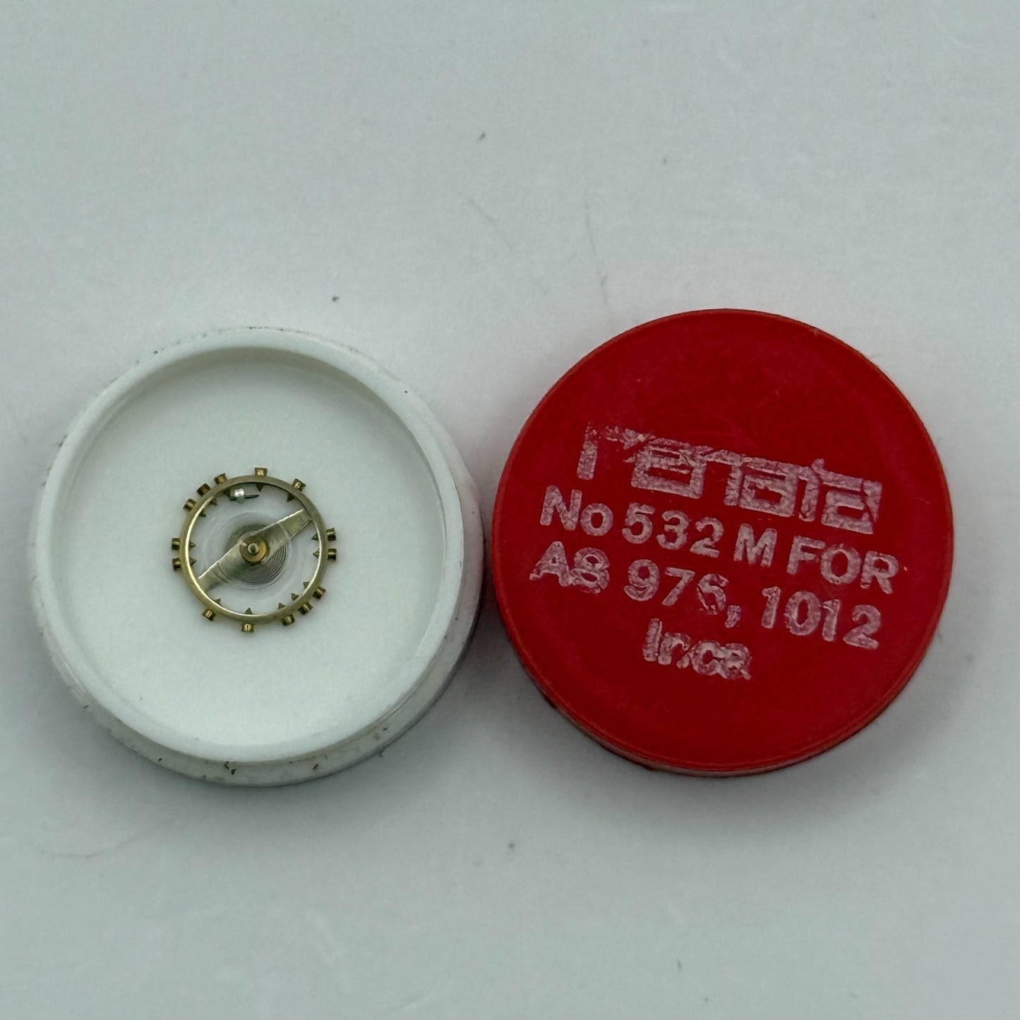 AS 976 1012 Balance Wheel Complete And Spring Inca 532 M Watch Movement Parts