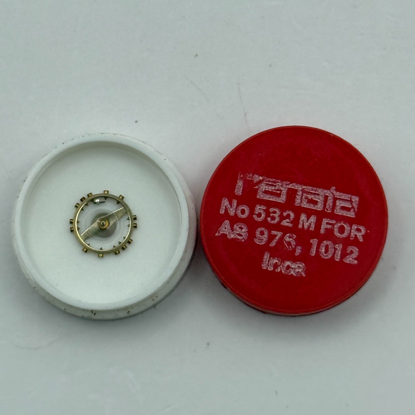 AS 976 1012 Balance Wheel Complete And Spring Inca 532 M Watch Movement Parts