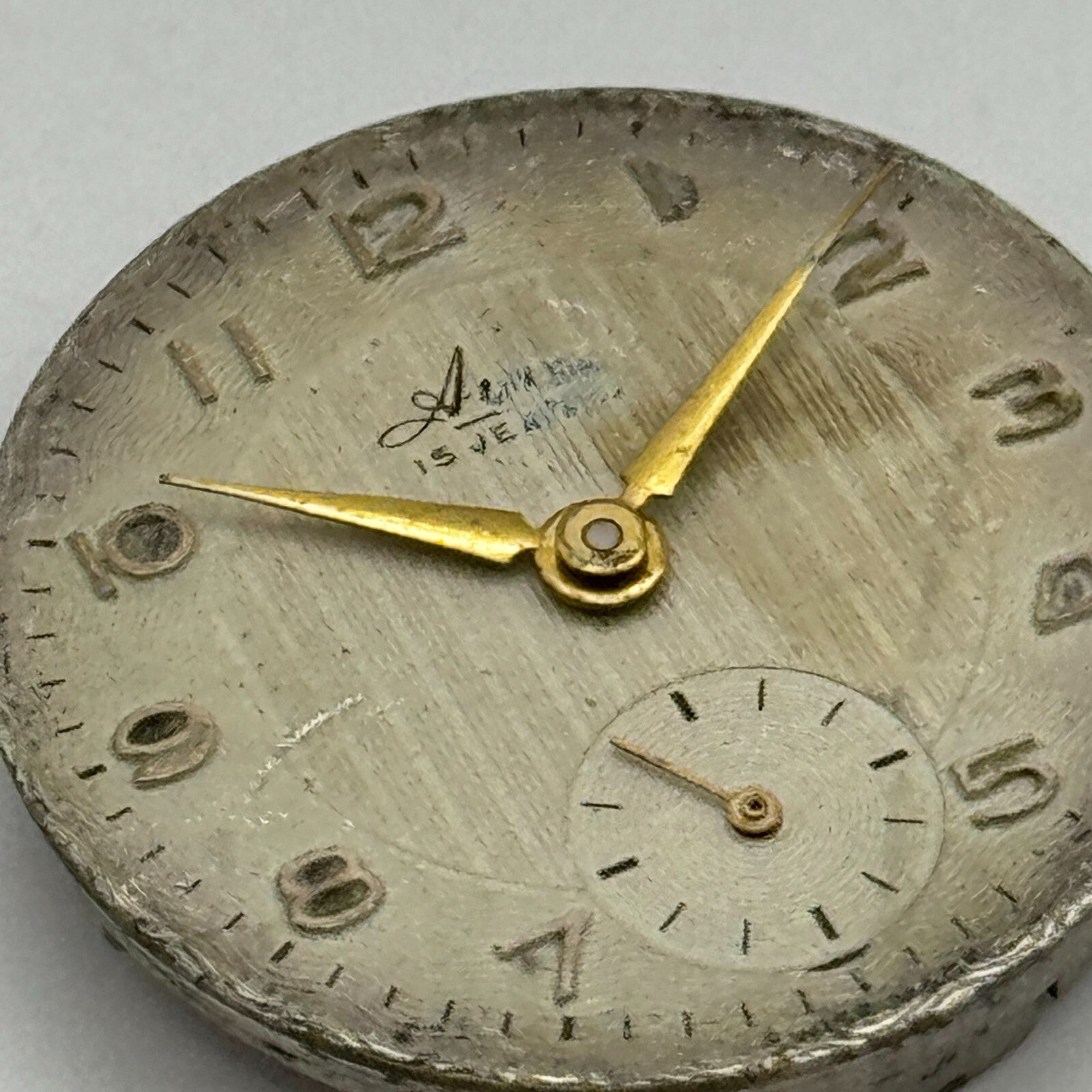 23.6mm Avia AS 1002 984 Balance Ok Watch Movement Swiss Vintage PARTS SPARES