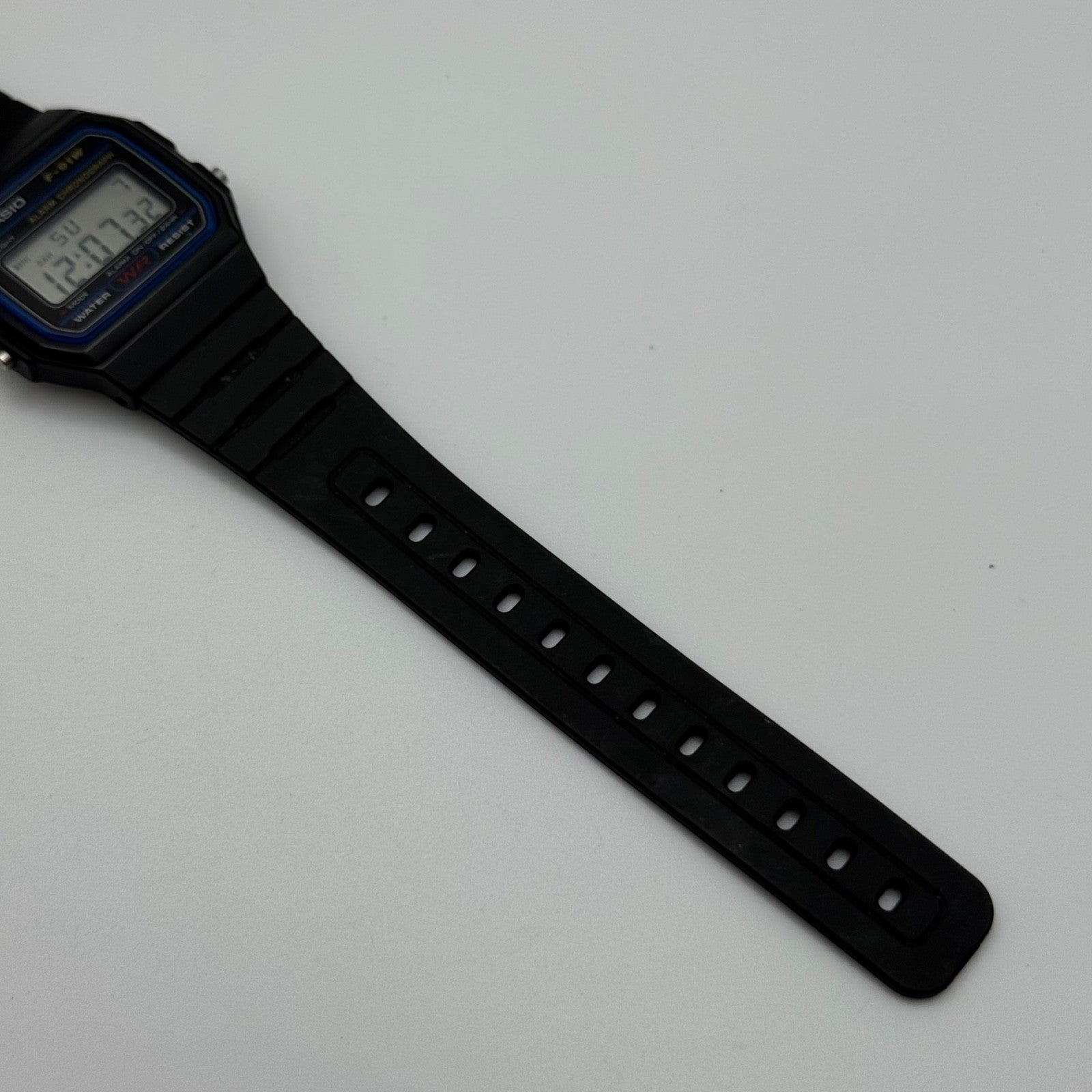 Casio Digital Watch F-91W 593 Alarm Chronograph Quartz 35mm Unisex Rubber Strap