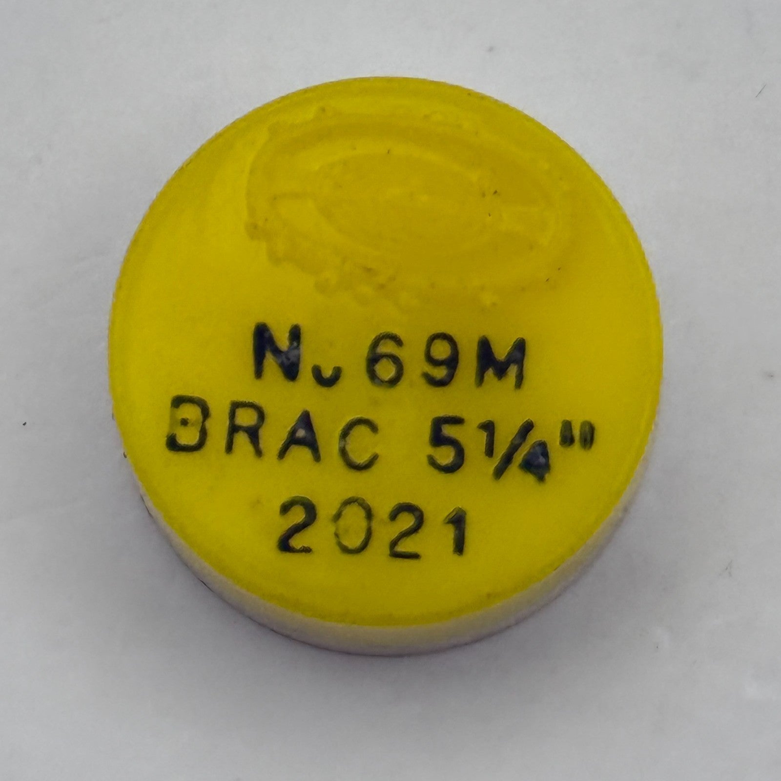 Brac 2021 Balance Wheel Complete And Spring 5¼’’’ 69 M Watch Movement Parts NOS