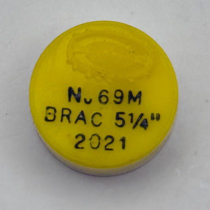 Brac 2021 Balance Wheel Complete And Spring 5¼’’’ 69 M Watch Movement Parts NOS