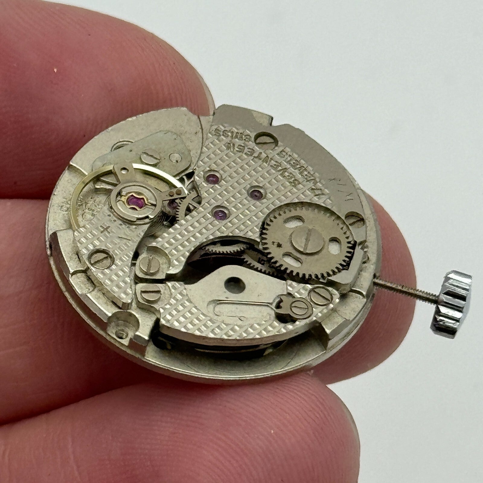 25.9mm AS ST 1950 / 51 Manual Wind Balance Ok Watch Movement Swiss Vintage PARTS