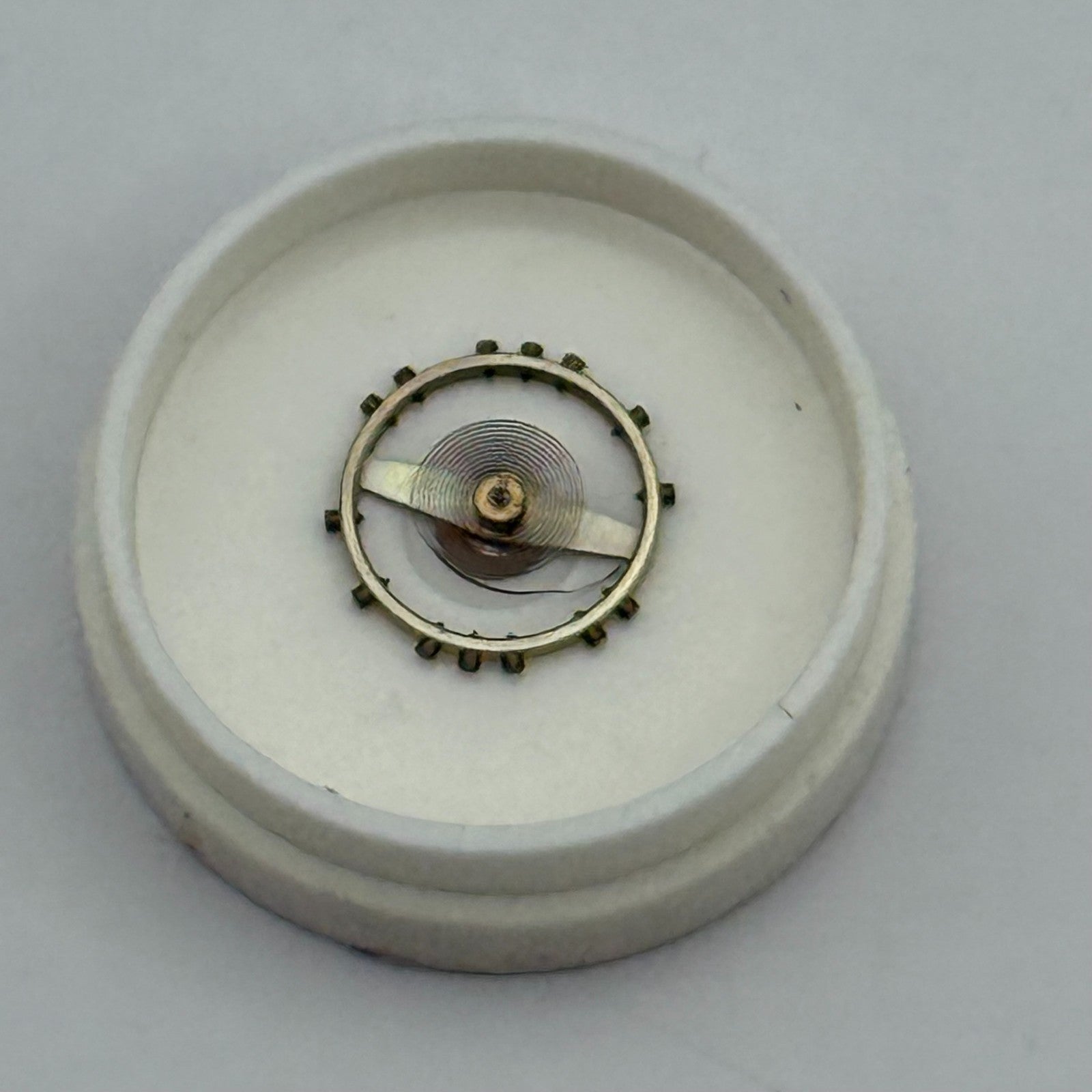 FHF 8 Balance Wheel Complete And Spring 8¾’’’  191 Watch Movement Parts NOS