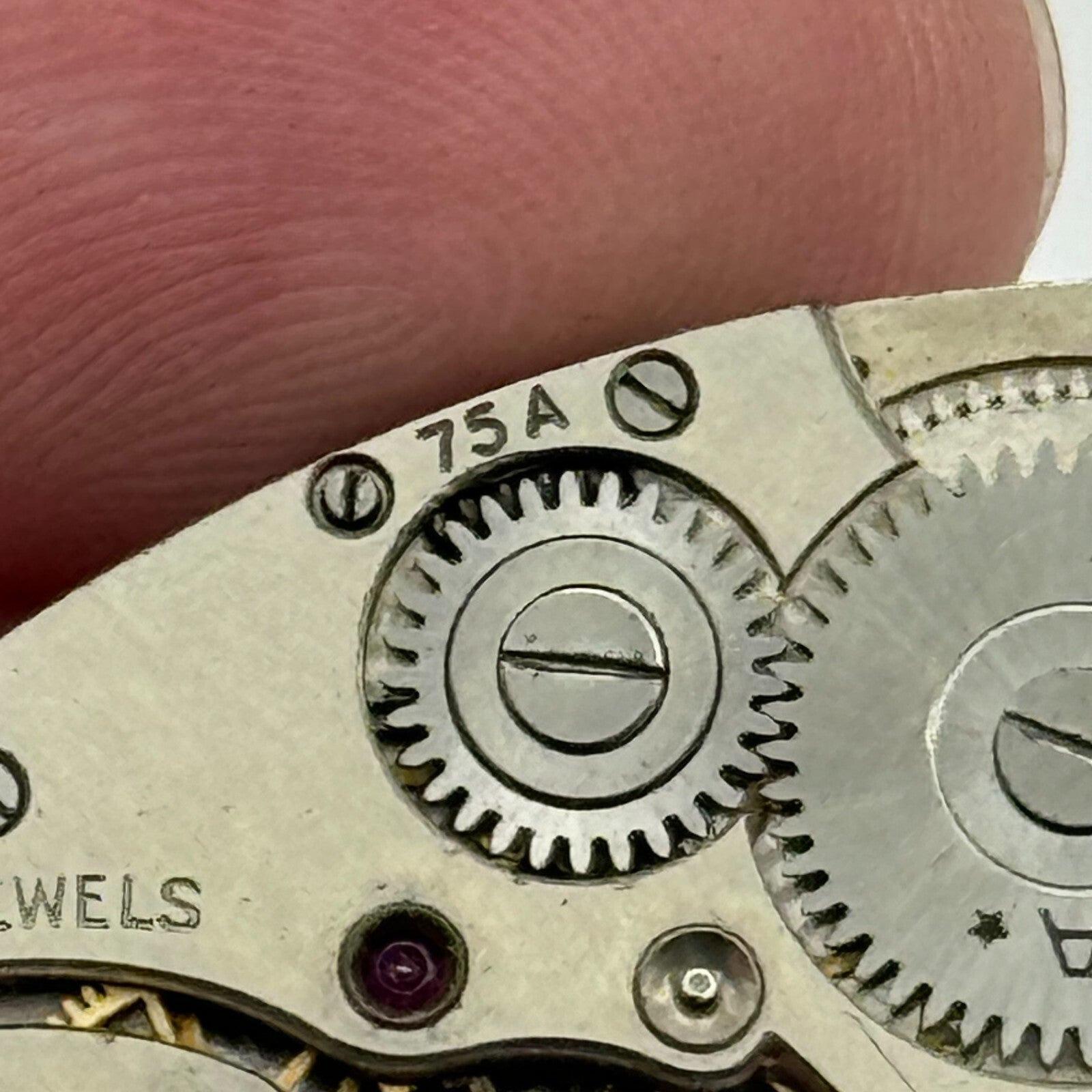 20mm Men's Helvetia 75A Tank Sub Seconds Watch Movement Manual Wind Swiss PARTS