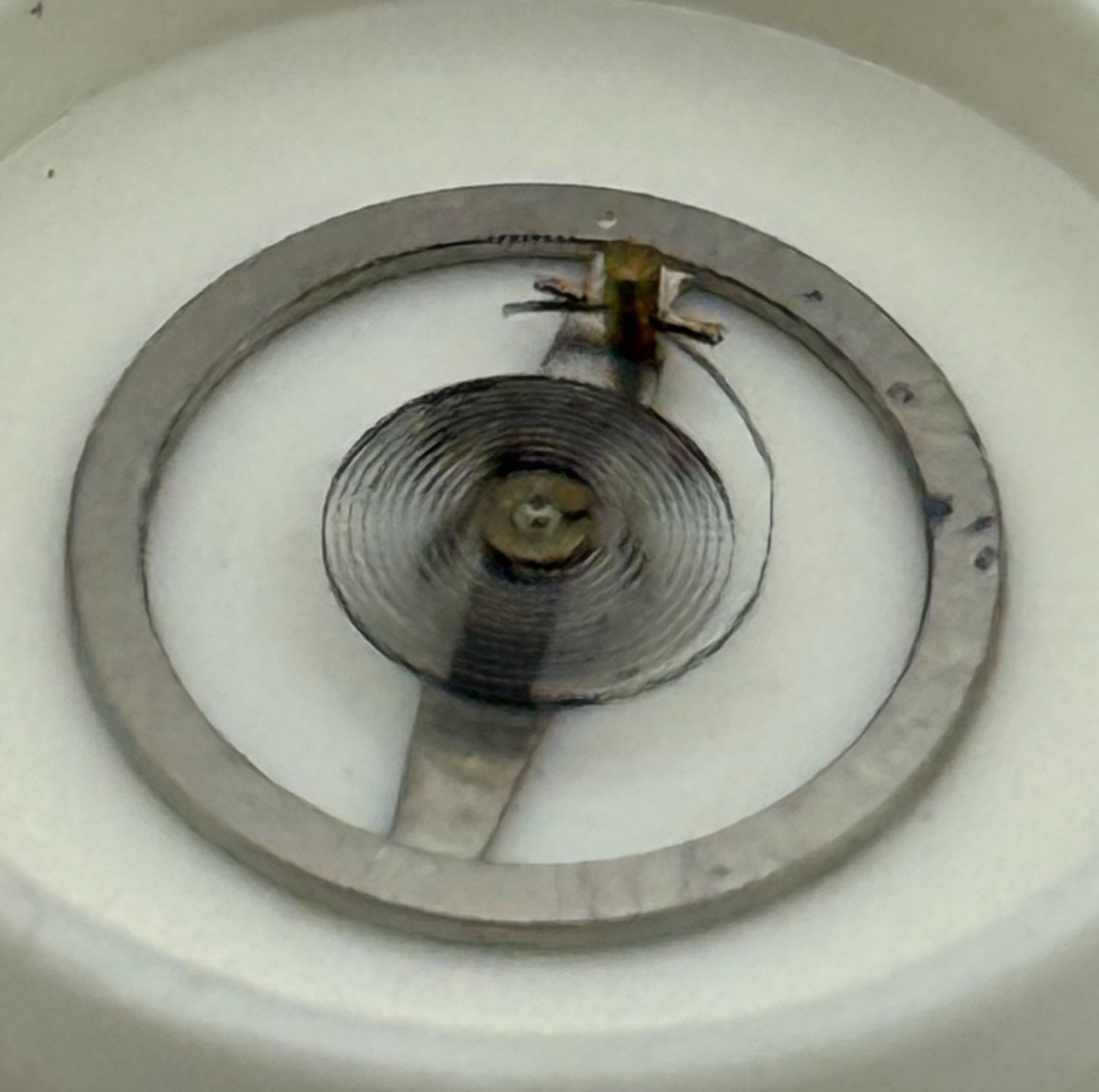 Brac 107 115 Balance Wheel Complete And Spring  705 Watch Movement Parts NOS 