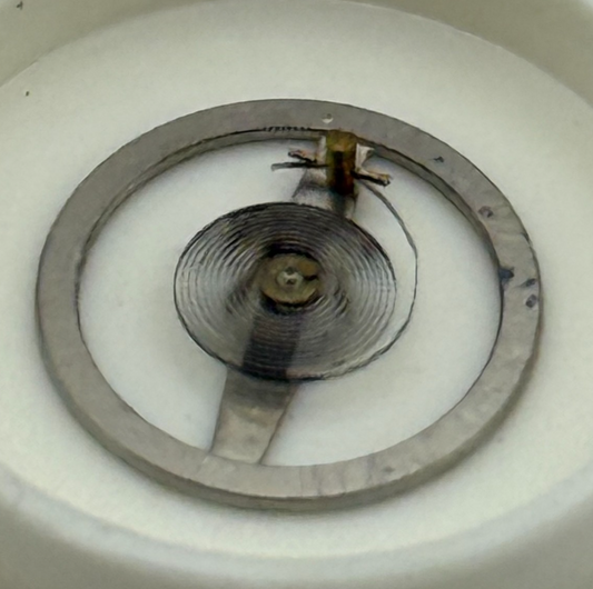 Brac 107 115 Balance Wheel Complete And Spring  705 Watch Movement Parts NOS 