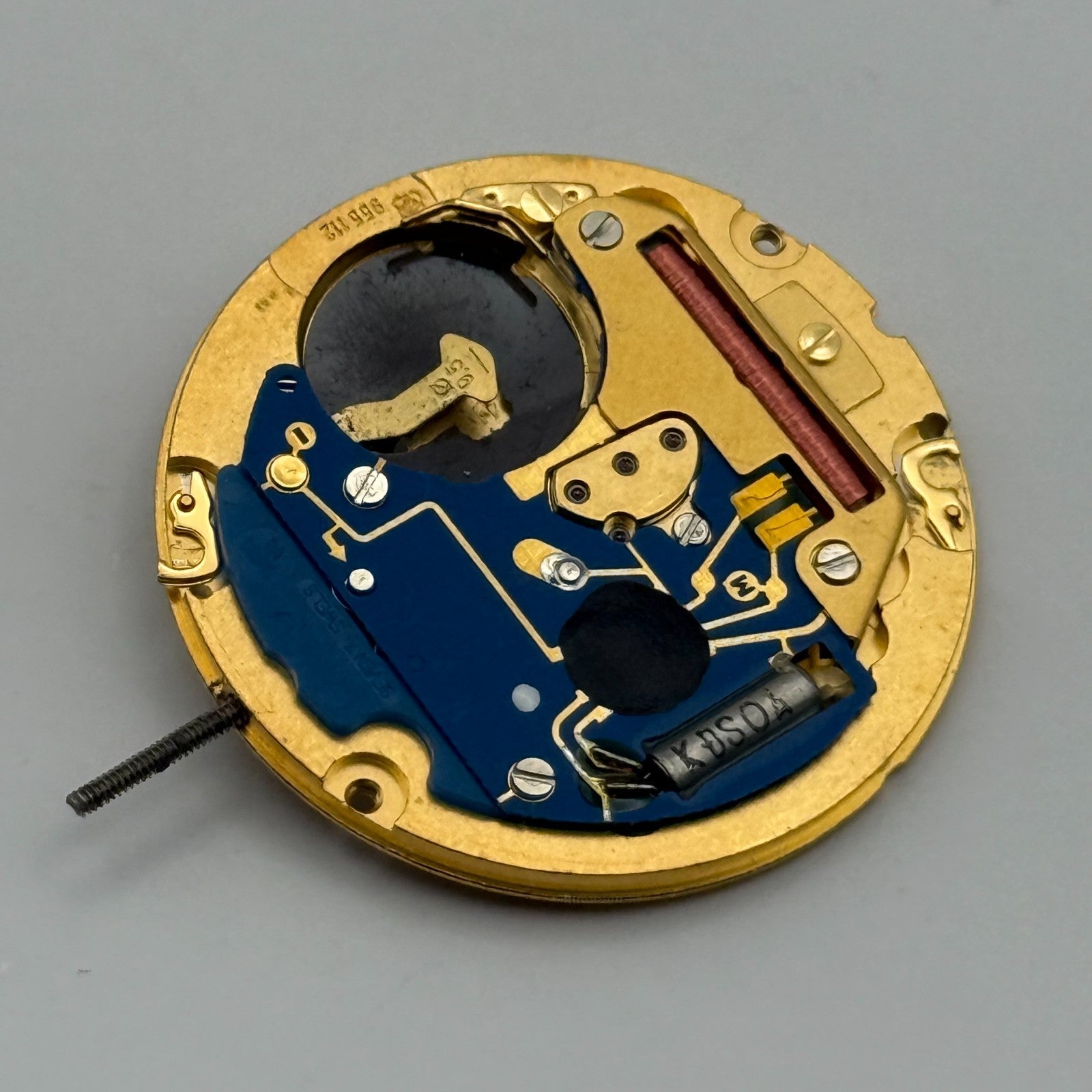 ETA 955.112 Quartz Watch Movement 7 Jewels Swiss Vintage Parts Repair 26.1mm