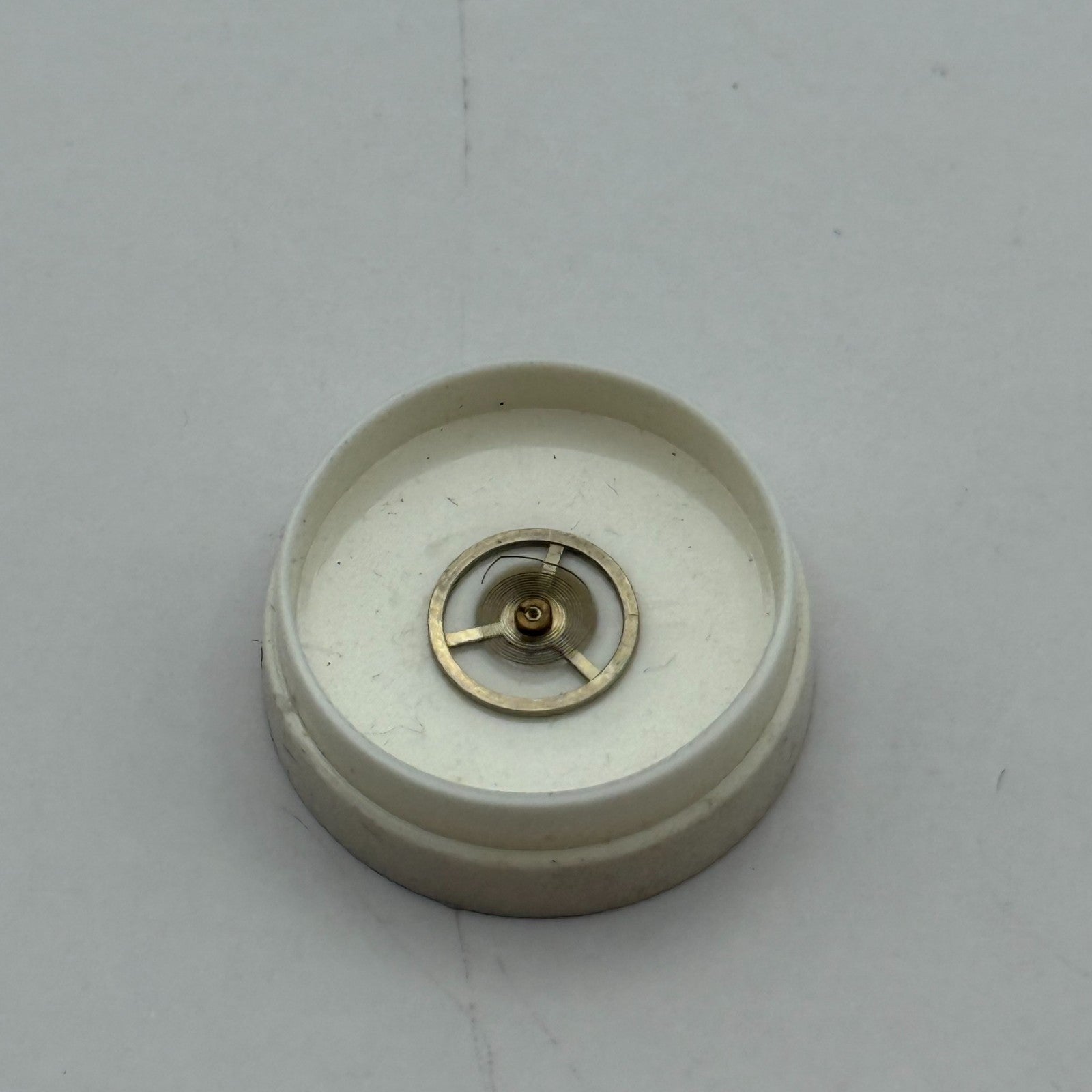 Oris 410 Balance Wheel Complete And Spring 5 1/4''' 390 M Watch Movement Parts 