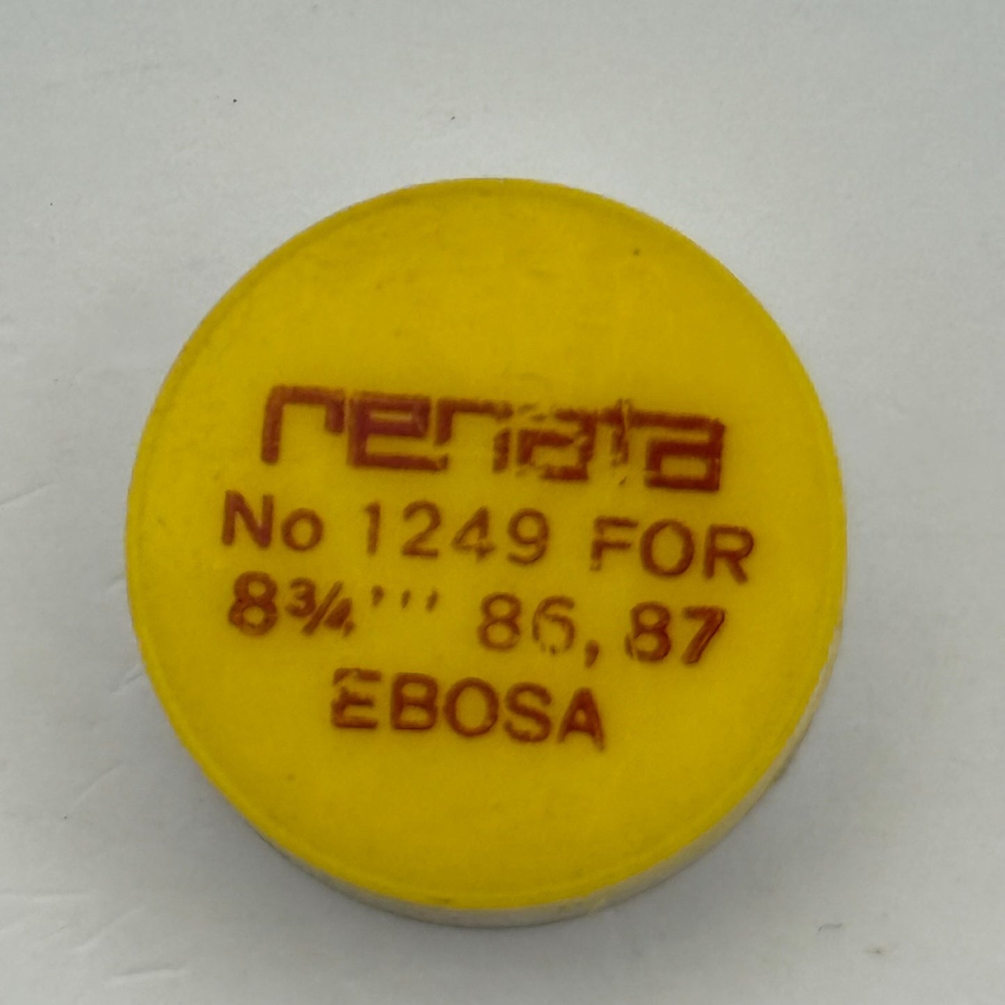 Ebosa 86 87 Balance Wheel Complete And Spring 8¾’’’ 1249 Watch Movement Parts