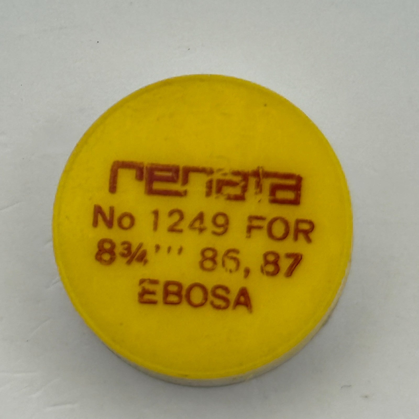 Ebosa 86 87 Balance Wheel Complete And Spring 8¾’’’ 1249 Watch Movement Parts