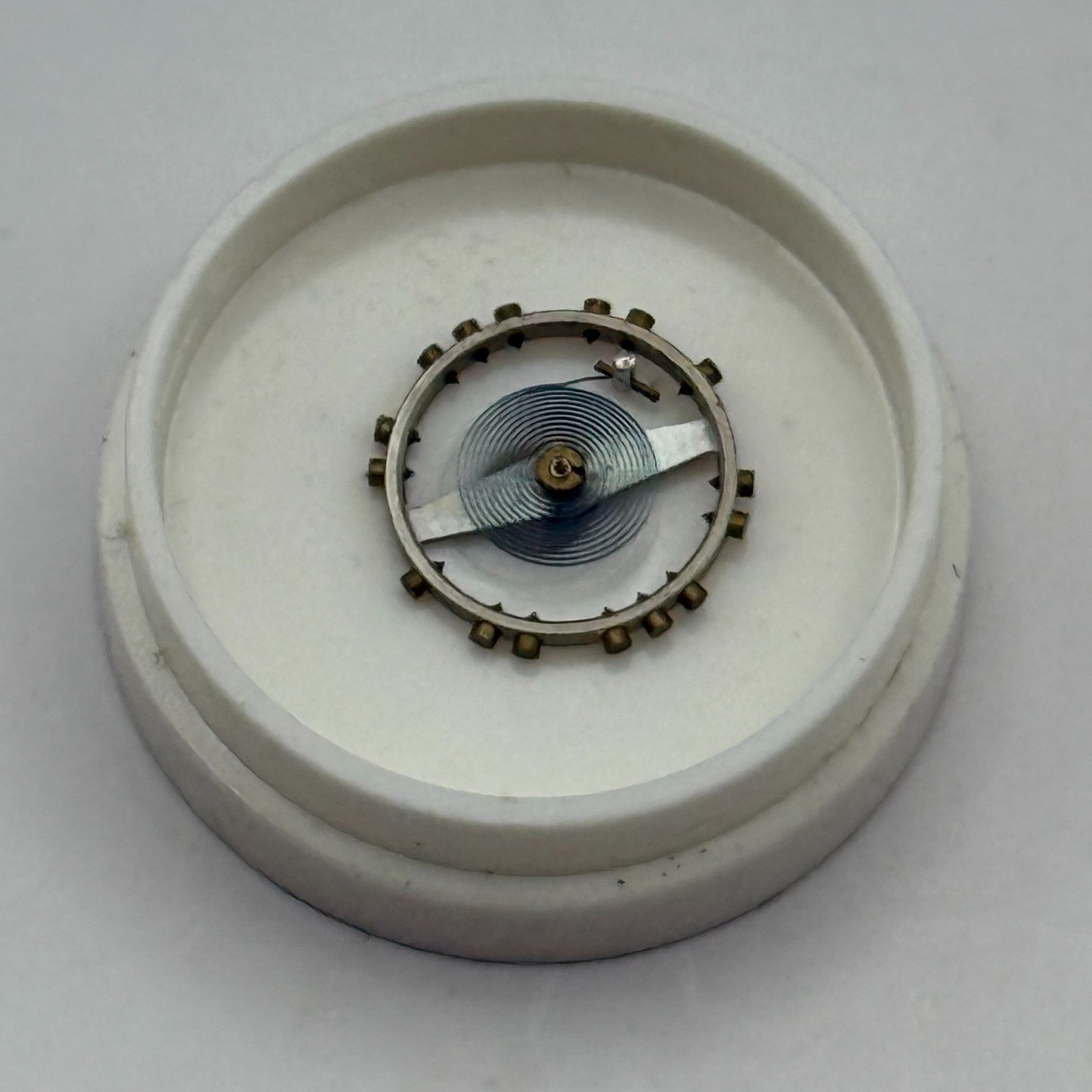 FHF 75 Balance Wheel Complete And Spring 5 1/4''' 200 M Watch Movement Parts NOS