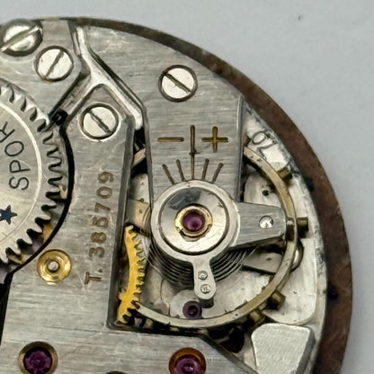 FHF 70 Rone Sportsmans 1046 Watch Movement Manual Wind Vintage Parts 23.5mm