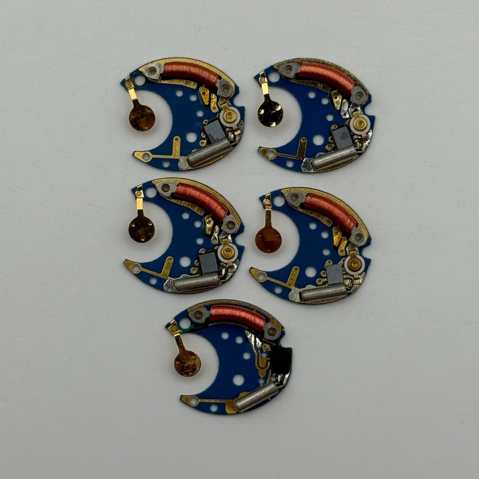 ETA ESA 978.002 x5 Quartz Watch Movement Incomplete Swiss Ladies Parts Repair