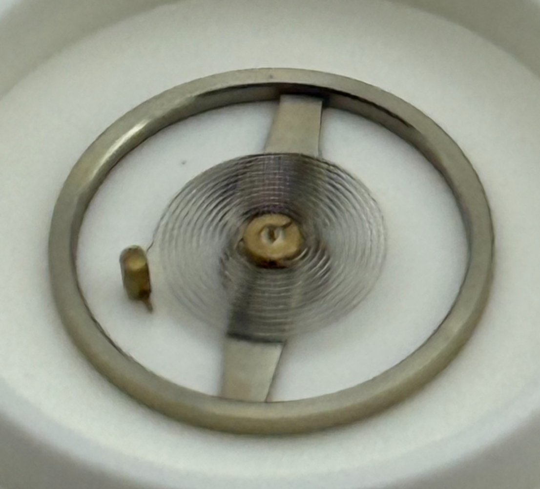 Oris 461 Balance Wheel Complete And Spring  10½’’’ 38 Watch Movement Parts NOS