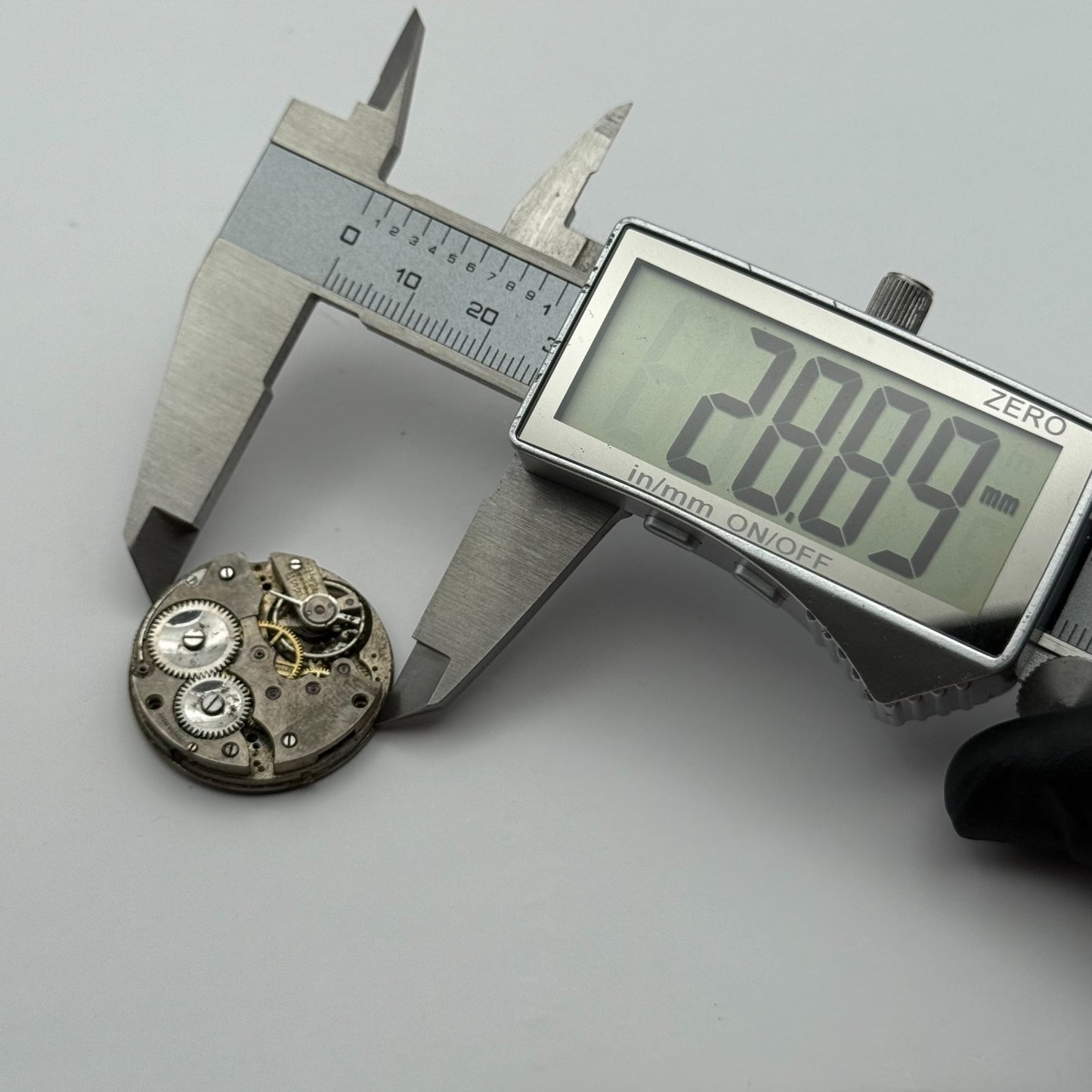 AS A Schild Trench Watch Movement Manual Wind Vintage Swiss Parts Repair 28.8mm