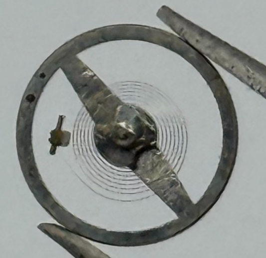 Oris 380 Balance Wheel Complete And Spring 6 3/4-8''' Watch Movement Parts 