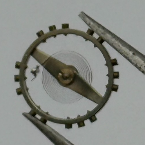 Derby 40 Balance Wheel Complete And Spring 8 3/4’’’ 102 M Watch Movement Parts